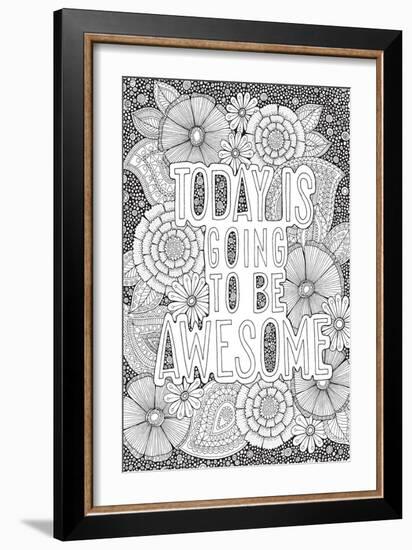 Today is Going to be Awesome-Hello Angel-Framed Giclee Print