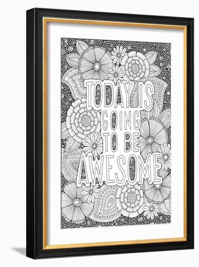 Today is Going to be Awesome-Hello Angel-Framed Giclee Print