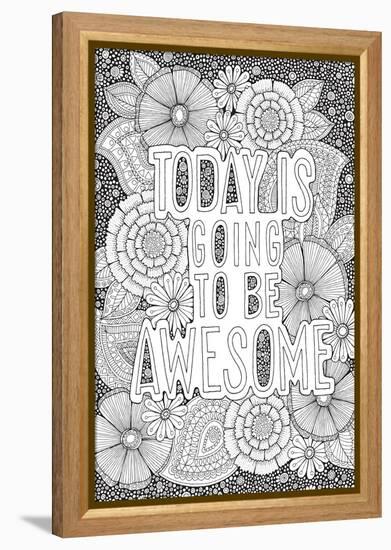 Today is Going to be Awesome-Hello Angel-Framed Premier Image Canvas