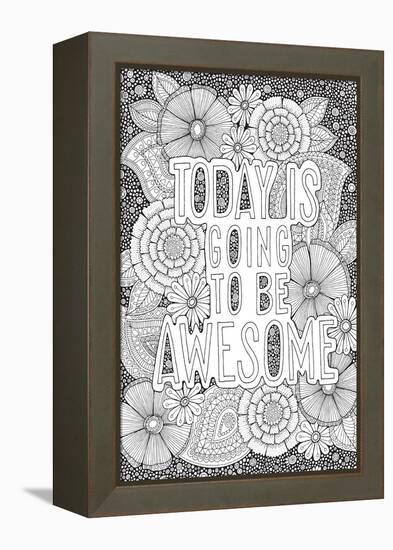 Today is Going to be Awesome-Hello Angel-Framed Premier Image Canvas
