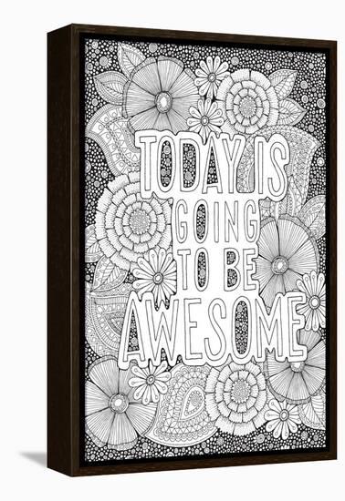 Today is Going to be Awesome-Hello Angel-Framed Premier Image Canvas