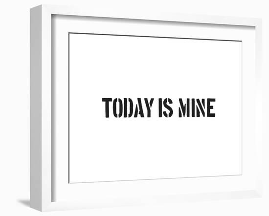 Today Is Mine-SM Design-Framed Art Print