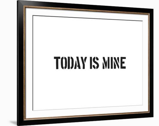 Today Is Mine-SM Design-Framed Art Print