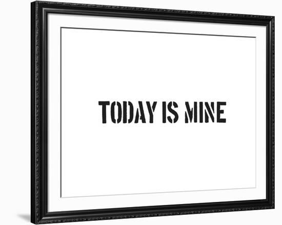 Today Is Mine-SM Design-Framed Art Print