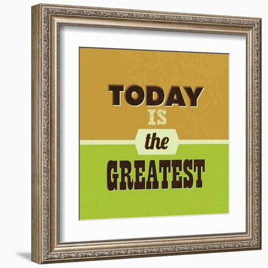 Today Is the Greatest 1-Lorand Okos-Framed Art Print