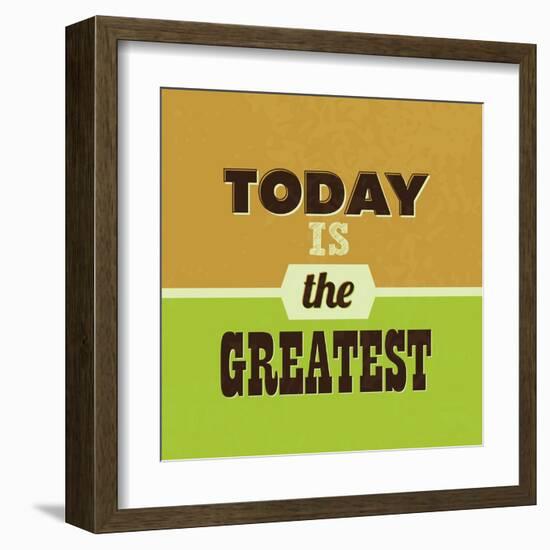 Today Is the Greatest 1-Lorand Okos-Framed Art Print