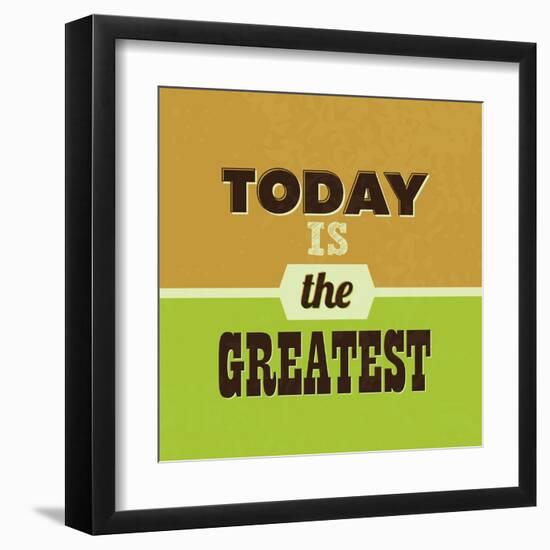 Today Is the Greatest 1-Lorand Okos-Framed Art Print