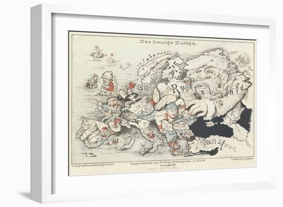 Today's Europe', 1887-German School-Framed Giclee Print