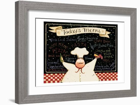 Today's Menu-Dan Dipaolo-Framed Art Print