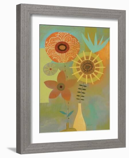 Todays Bouquet 2-Richard Faust-Framed Art Print