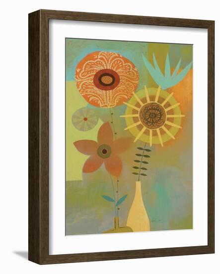 Todays Bouquet 2-Richard Faust-Framed Art Print