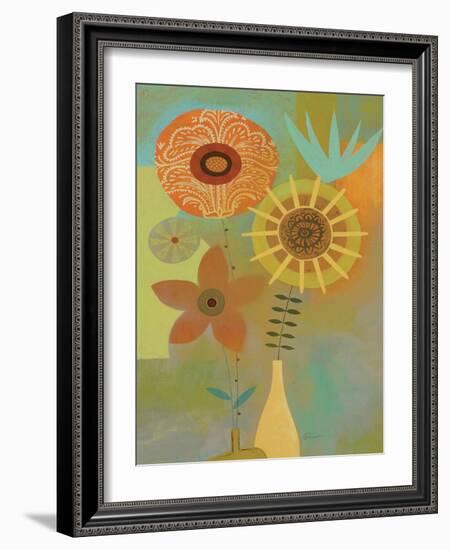 Todays Bouquet 2-Richard Faust-Framed Art Print