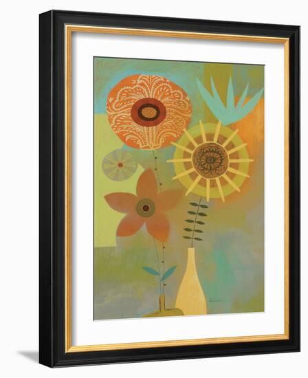 Todays Bouquet 2-Richard Faust-Framed Art Print