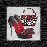 Zebra Fashion II-Todd Williams-Art Print