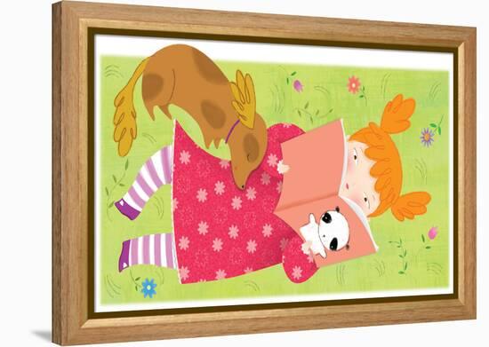 Toddler Time - Turtle-Sheree Boyd-Framed Premier Image Canvas