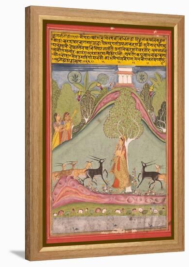 Todi Ragini, C.1700-null-Framed Premier Image Canvas