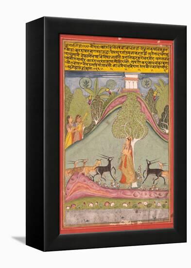 Todi Ragini, C.1700-null-Framed Premier Image Canvas