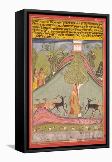 Todi Ragini, C.1700-null-Framed Premier Image Canvas