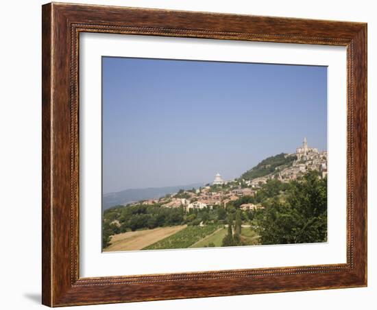 Todi, Umbria, Italy, Europe-Angelo Cavalli-Framed Photographic Print