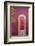 Todos Santos, Mexico. Red door in a red wall.-Julien McRoberts-Framed Photographic Print