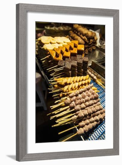 Tofu for Sale, Shilin Night Market, Taipei, Taiwan, Asia-Michael Runkel-Framed Photographic Print