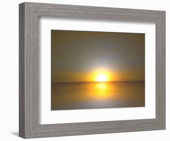 Together at Sundown-Kenny Primmer-Framed Art Print