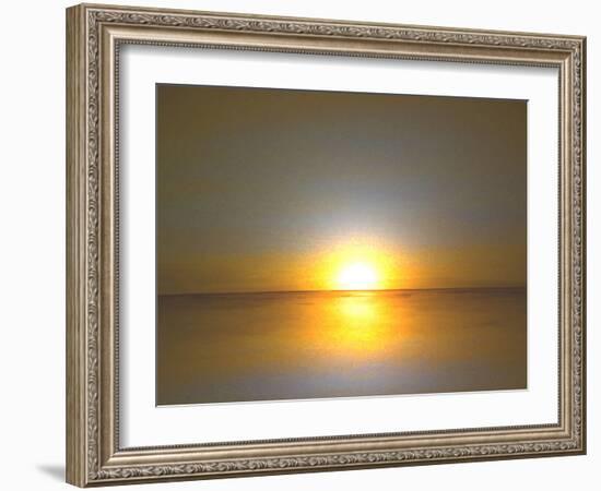 Together at Sundown-Kenny Primmer-Framed Art Print