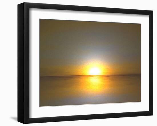 Together at Sundown-Kenny Primmer-Framed Art Print