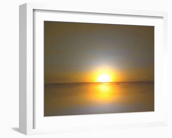 Together at Sundown-Kenny Primmer-Framed Art Print