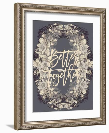 Together Wreath-Anahata Katkin-Framed Giclee Print