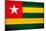 Togo Flag Design with Wood Patterning - Flags of the World Series-Philippe Hugonnard-Mounted Art Print