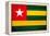 Togo Flag Design with Wood Patterning - Flags of the World Series-Philippe Hugonnard-Framed Stretched Canvas