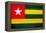 Togo Flag Design with Wood Patterning - Flags of the World Series-Philippe Hugonnard-Framed Stretched Canvas