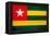 Togo Flag Design with Wood Patterning - Flags of the World Series-Philippe Hugonnard-Framed Stretched Canvas