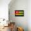 Togo Flag Design with Wood Patterning - Flags of the World Series-Philippe Hugonnard-Framed Stretched Canvas displayed on a wall