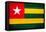 Togo Flag Design with Wood Patterning - Flags of the World Series-Philippe Hugonnard-Framed Stretched Canvas