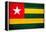 Togo Flag Design with Wood Patterning - Flags of the World Series-Philippe Hugonnard-Framed Stretched Canvas