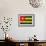 Togo Flag Design with Wood Patterning - Flags of the World Series-Philippe Hugonnard-Framed Premium Giclee Print displayed on a wall