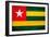 Togo Flag Design with Wood Patterning - Flags of the World Series-Philippe Hugonnard-Framed Premium Giclee Print