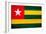 Togo Flag Design with Wood Patterning - Flags of the World Series-Philippe Hugonnard-Framed Premium Giclee Print