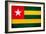 Togo Flag Design with Wood Patterning - Flags of the World Series-Philippe Hugonnard-Framed Premium Giclee Print