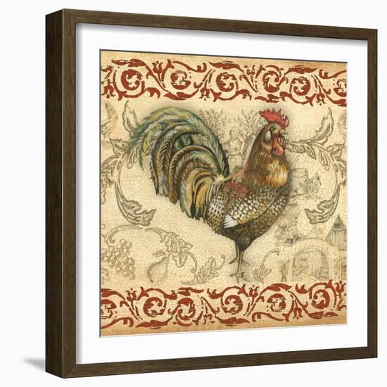 Toile Rooster III-Gregory Gorham-Framed Photographic Print