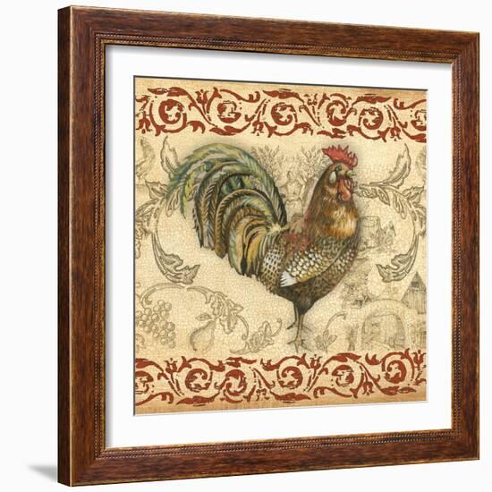 Toile Rooster III-Gregory Gorham-Framed Photographic Print