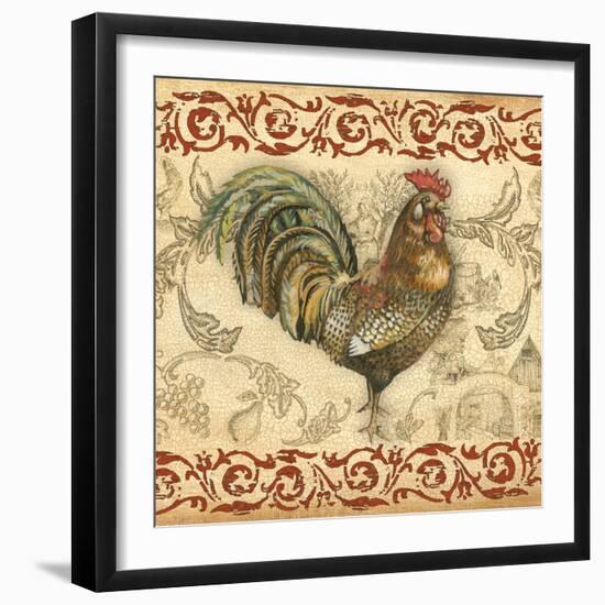 Toile Rooster III-Gregory Gorham-Framed Photographic Print