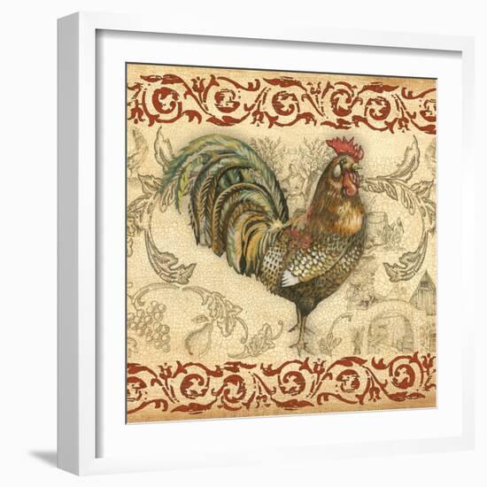 Toile Rooster III-Gregory Gorham-Framed Photographic Print