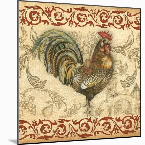 Toile Rooster III-Gregory Gorham-Mounted Photographic Print