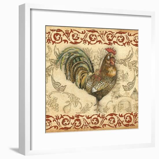 Toile Rooster III-Gregory Gorham-Framed Photographic Print