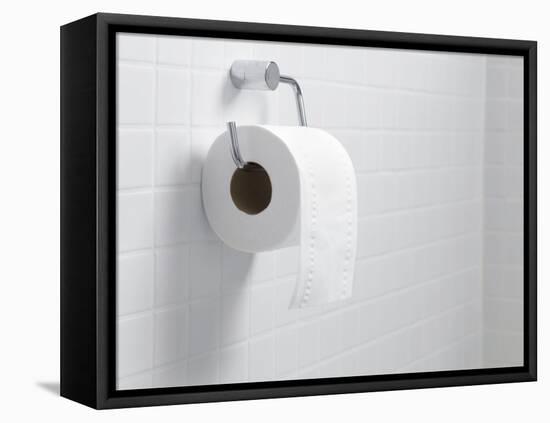 Toilet Paper Holder And Roll-Tek Image-Framed Premier Image Canvas