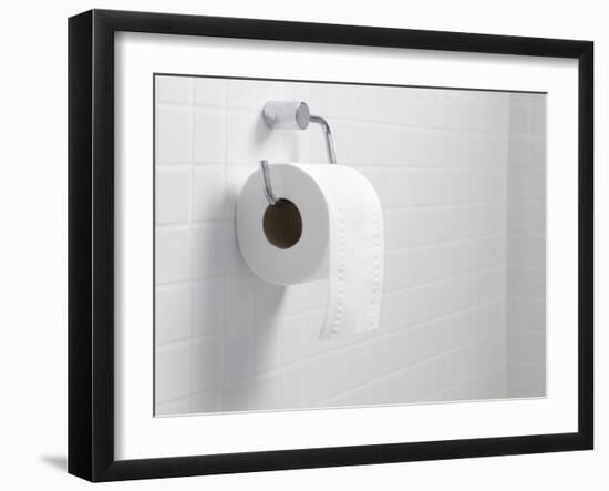 Toilet Paper Holder And Roll-Tek Image-Framed Photographic Print