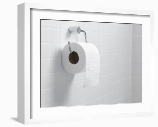 Toilet Paper Holder And Roll-Tek Image-Framed Photographic Print